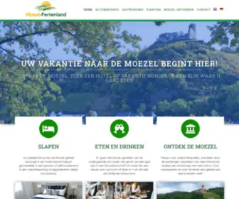 Mosel-Ferienland.de(Vakantiewoningen, pensions en hotels aan de Moezel) Screenshot