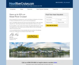 Moselrivercruises.com(Mosel River Cruises) Screenshot