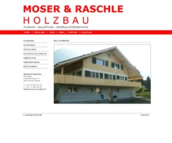 Moser-Raschle.ch(Moser Raschle) Screenshot