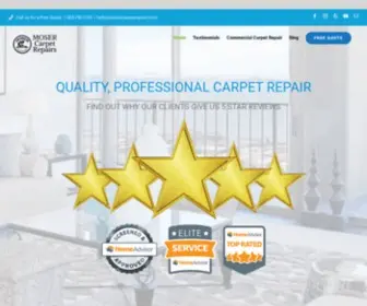 Mosercarpetrepairs.com(Moser Carpet Repairs) Screenshot