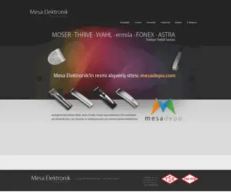 Moserservis.com(Mesa Elektronik) Screenshot