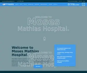 Mosesmathiashospital.in(Moses Mathias Hospital) Screenshot