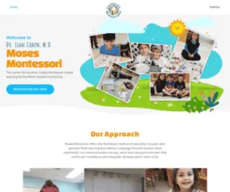 Mosesmontessori.com(Isaac Cohen M.D) Screenshot