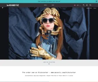 Mosevic.com(Mosevic Handmade Sunglasses) Screenshot