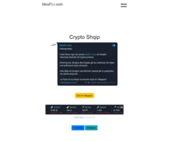 Mosfli.com(Crypto Shqip) Screenshot
