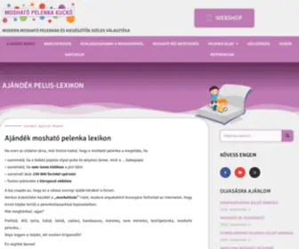 Moshatopelenkakucko.hu(Mosható Pelenka Kuckó) Screenshot