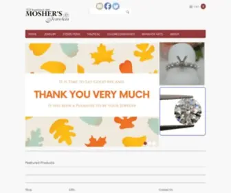 Moshers.com(Mosher's Jewelers Downtown Port Huron) Screenshot