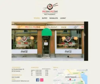 MoshiMoshi-Restaurant.com(Sushi) Screenshot