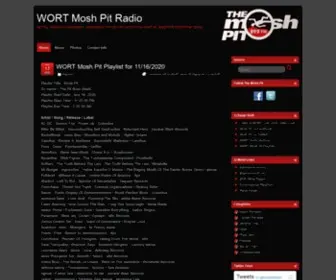 Moshpitradio.com(Metal Radio in Madison) Screenshot