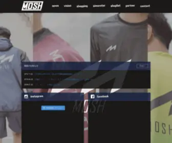 Moshtokyo.com(MOSH Offical Website) Screenshot