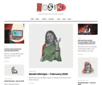 Mosiki.co(Alternative Pakistani music and culture magazine) Screenshot