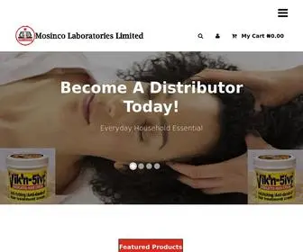 Mosincolaboratories.com(Mosinco Laboratories) Screenshot