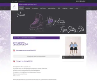 Mosineesilverbladesfsc.org(Mosinee SilverBlades Figure Skating Club) Screenshot