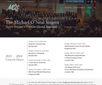 Mosingers.com(Atlanta Choir) Screenshot