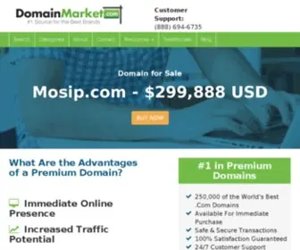 Mosip.com(Forsale Lander) Screenshot