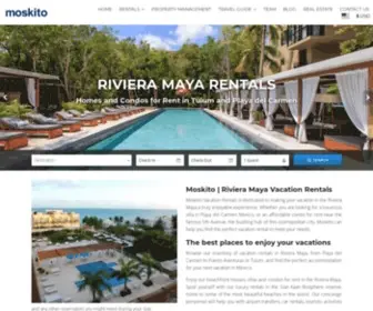 Moskitopm.com(Riviera Maya Rentals) Screenshot