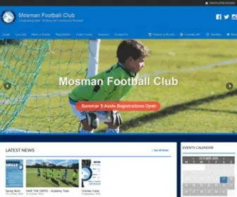 Mosmanfootball.com(Mosman Football Club) Screenshot