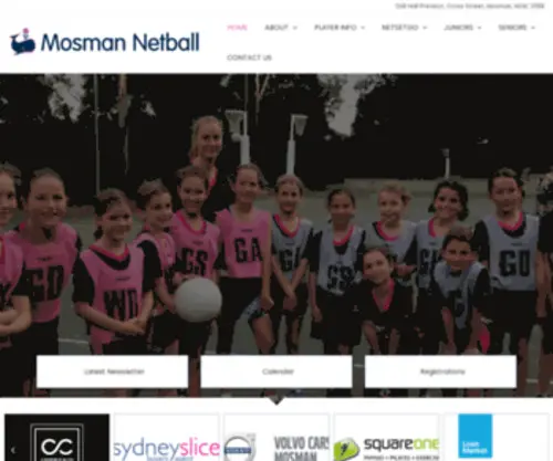 Mosmannetball.com.au(Mosman Netball Club) Screenshot