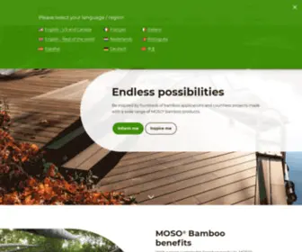 Moso.eu(Discover the benefits of MOSO®) Screenshot