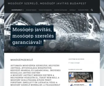 Mosogepszerelo.eu(Mosógép) Screenshot