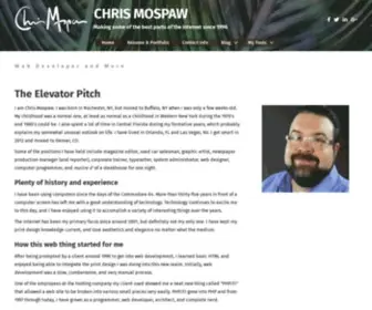 Mospaw.com(Chris Mospaw) Screenshot