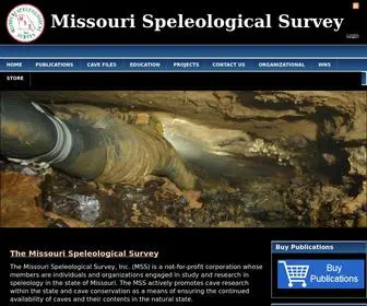 Mospeleo.org(Missouri Speleological Survey) Screenshot