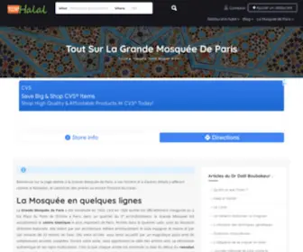 Mosquee-DE-Paris.org(Mosquee DE Paris) Screenshot