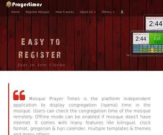Mosqueprayertimes.com(Mosque Prayer Times) Screenshot