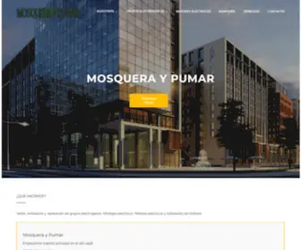 Mosqueraypumar.com(MOSQUERA Y PUMAR) Screenshot