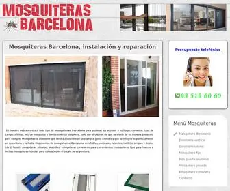 Mosquiterasbarcelona.com(Mosquiteras Barcelona) Screenshot