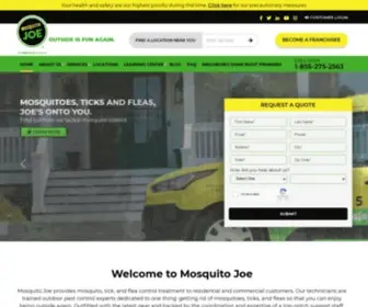 Mosquitojoe.com(Call toll) Screenshot