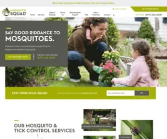 Mosquitosquad.com(Mosquito Control Service) Screenshot