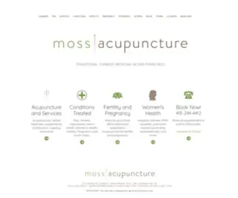 Mossacupuncture.com(Pregnancy Acupuncture) Screenshot