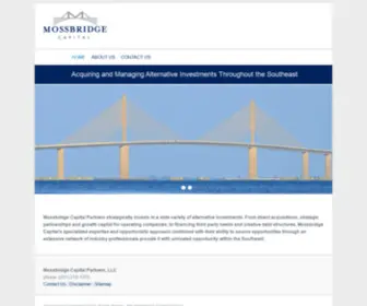 Mossbridgecapital.com(Acquiring and Managing Alternative Investments Throughout the Southeast) Screenshot