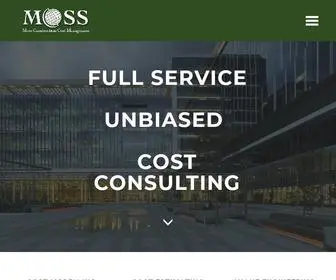 Mosscost.com(Moss Construction Cost Management) Screenshot