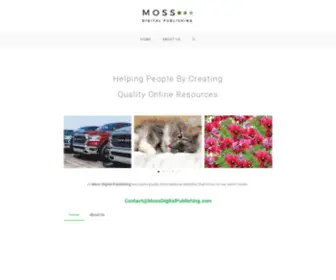 Mossdigitalpublishing.com(Helping People By Creating Quality Online Resources) Screenshot