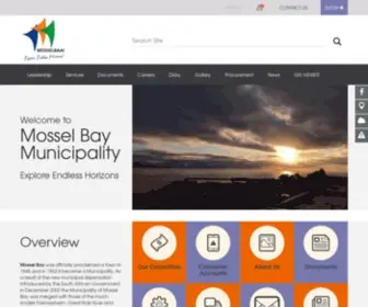 Mosselbay.gov.za(Mossel Bay Municipality) Screenshot