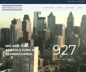 Mosserappeals.com(Civil & Criminal Appeals Lawyers in PA) Screenshot