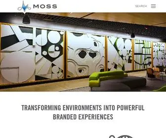 Mossinc.com(Tension Fabric Manufacturing for Exhibits) Screenshot