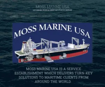 Mossmarineusa.com(Moss Marine) Screenshot