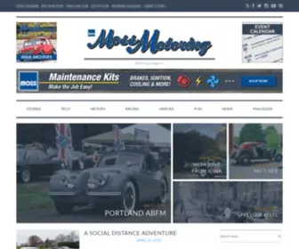 Mossmotoring.com(Moss Motoring) Screenshot