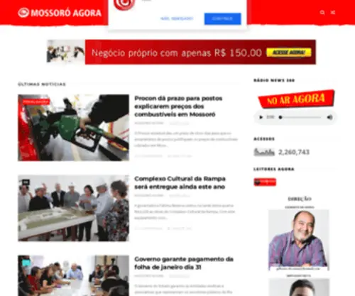 Mossoroagora.com.br(Mossoró) Screenshot