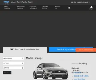 Mossyford.com(Mossy Ford Pacific Beach) Screenshot