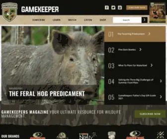 Mossyoakgamekeeper.com(Mossy Oak Gamekeeper) Screenshot