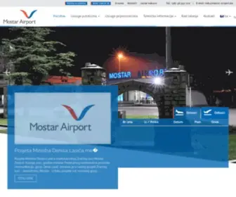 Mostar-Airport.ba(Zračna) Screenshot