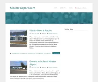 Mostar-Airport.com(Information about Mostar Airport) Screenshot