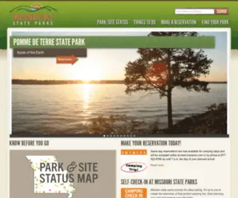 Mostateparks.com(Missouri State Parks) Screenshot