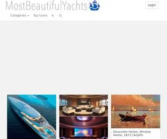 Mostbeautifulyachts.com(Most Beautiful Yachts) Screenshot