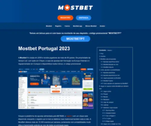 Mostbet-PT.com Screenshot