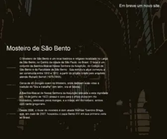Mosteiro.org.br(Mosteiro de São Bento) Screenshot